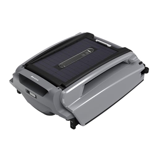Betta SE Plus – Solar-Powered Robotic Pool Skimmer with 24/7 Continuous Cleaning Power, Dual Charging Options, Twin Salt Chlorine Tolerant Motors, and Shallow Water Safeguard