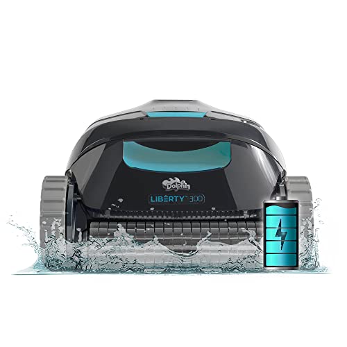 Dolphin (2025 Model) Liberty 300 Cordless Automatic Robotic Pool Vacuum Cleaner, Magnetic Charging, Click-Up for Easy Removal, Ideal for In-Ground Pools up to 33 FT in Length
