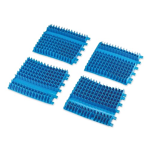 Dolphin Genuine Replacement Part Front and Rear Light Blue Brushes (4PK) Part Number 6101646-R4