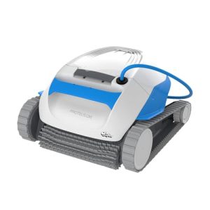 Dolphin Proteus DX1 Automatic Robotic Pool Vacuum Cleaner, Active Scrubber Brush, Top Load Filters Access – Ideal for Pools up to 33FT