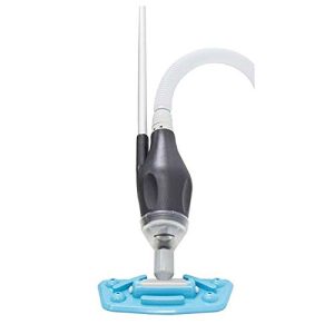 Kokido Skooba Max Handheld Above Ground Pool Vacuum Kit, Gray, 20 Ft Hose