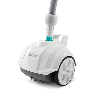 INTEX 28007E ZX50 Suction-Side Above Ground Automatic Pool Cleaner: for Smaller Pools – Cleans Pool Floor – Removes Debris – Removable Filter Tray – 21ft Tangle Free Hose