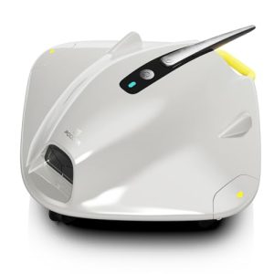 PoolMr Cordless Robot Pool Vacuum for Above Ground Pool,Grayish White