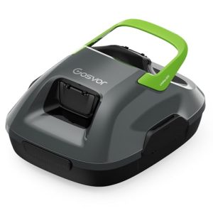 Gosvor Cordless Robotic Pool Cleaner, 90 Min Battery Life, Self-Parking, Portable 7.5 lbs Lightweight, Ideal for Above Ground Pools up to 860 sq.ft, Green
