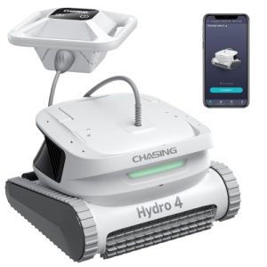 Hydro4 Cordless Pool Vacuum for Wall/Floor Clean with Max 210 Mins Runtime