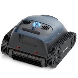 Pondee X8 Robotic Pool Cleaner for Inground Pools, 11,100 GPH Quad-Motor Suction, Full Coverage Smart Navigation, Horizontal Waterline Cleaning, Active Flashlight Retrieval, 5 Modes, 180-Min Runtime