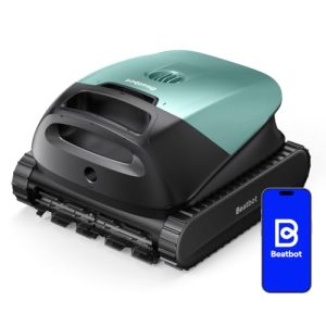 Beatbot Sora 10 Cordless Pool Vacuum Robot for Inground & Above Ground Pools, 6800 GPH Suction, Floor/Wall/Waterline/Shallow Area Cleaning, Waterline Parking, 300 Mins Runtime, Mint Green