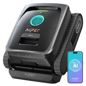 AIPER Scuba V3 AI Vision Cordless Pool Robot, Wireless Charging Dock, Black