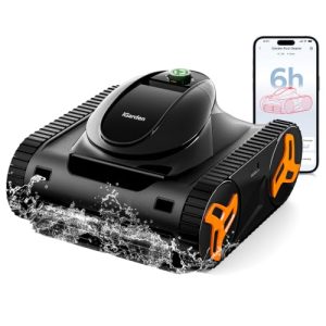 iGarden KN60 Cordless Robotic Pool Cleaner 6 H Runtime Above/Inground Pool