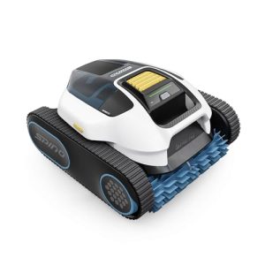 Spino E1 Cordless Robotic Pool Cleaner, Dual-Layer Filter, 1600 Sq.Ft, APP