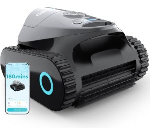 (2026 Upgrade) TALOSBO C1 Wall Climbing Robotic Pool Cleaner, Deep Gray