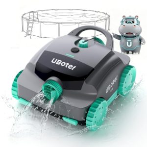 Cordless Robotic Pool Cleaner UBoter E10, 2400 GPH, Dual‑Layer Filtration