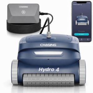 Hydro 4 Corded Robotic Pool Cleaner, 49 ft Cable, 5070 GPH Suction