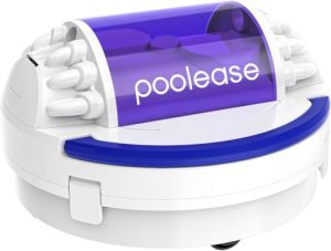 Cordless Robotic Pool Vacuum, 45W Dual‑Motor Automatic Pool Cleaner, 2L Large Debris Capacity, Auto Self‑Parking, 9‑Safety Protection, Ideal for Flat Bottom Inground & Above‑Ground Pools