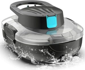 S1 Pro Cordless Robotic Pool Cleaner for Above Ground Pools, Black
