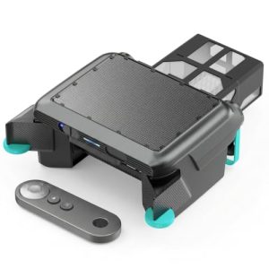 Solar Pool Skimmer Robot – Automatic Cordless Pool Surface Cleaner with Large Filter Basket & Dual Solar/AC Charging – Robotic Debris Vacuum for Inground & Above Ground Pools