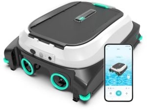 [2026 NEW] SK01 Solar Pool Skimmer Robot with APP, Onyx & Pearl
