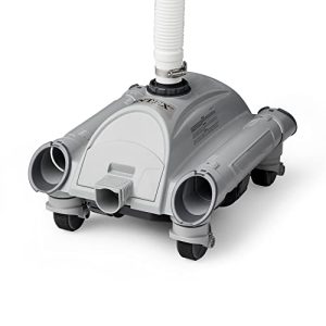 Intex 28001E Above Ground Pool Automatic Pool Cleaner Pressure Side Vacuum Cleaner with 24 Foot 7 Inch Hose for Intex Pools Only w/ a 1.5 Inch Fitting
