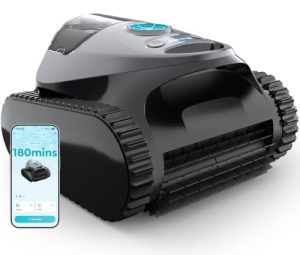 (2026 Upgrade)BRINBO C1 Robot Pool Cleaner with 180 Mins, Frosted Gray Blue