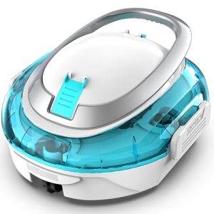 S2 Robotic Pool Cleaner for Above Ground Pools, Arctic Blue