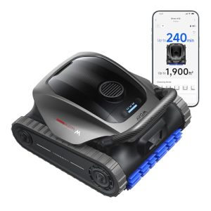 [2026 NEW]MOVA Diver A10 Cordless Robotic Pool Vacuum Cleaner, 6,000GPH Suction, 240min Runtime, Wall Climbing & Double-Pass Waterline Scrubbing, AI-Powered Edge Cleaning & Path Planning, Auto Parking