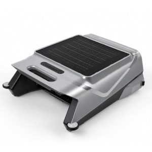 Solar Powered Pool Skimmer Robot, Robotic Pool Skimmer Cleaner, Automatic Floating Skimmer, 24/7 Continuous Cleaning, Cordless, Dual Charging, Smart Obstacle Avoidance, Inground & Above Ground Pools