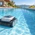 Can Robotic Pool Cleaners Handle Steps and Tanning Ledges? Models and Limits